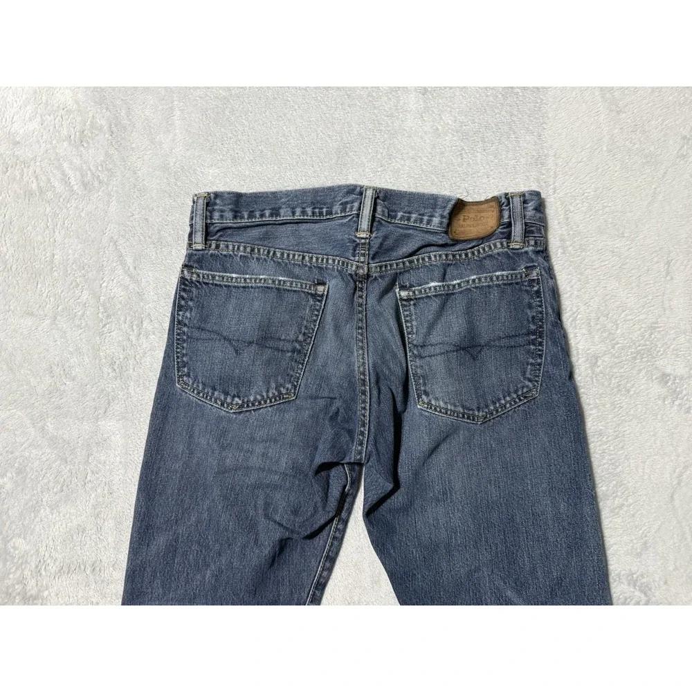 Polo Ralph Lauren Jeans Mens 31x29‎ Blue Varick Slim Straight Medium Wash